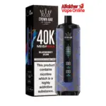 Crown Bar Al Fakher 40k Blueberry Gum 6mg Disposable Vape